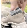 BULLIANT Men Running Socks,Active Ankle Socks No Show For Men With Cushioned Footbed Arch Support Breathable Wicking(6pairs-white 6 Color Mixed3004)