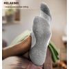 BULLIANT Men Running Socks,Active Ankle Socks No Show For Men With Cushioned Footbed Arch Support Breathable Wicking(6pairs-white3667)