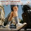 BULLIANT Men Athletic Socks, Compression Sports Crew Socks Cushioned For Men Outdoor Running Hiking-Arch Compression Support(6pairs-gray Heather 8391)
