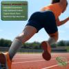 BULLIANT Men Athletic Socks, Compression Sports Crew Socks Cushioned For Men Outdoor Running Hiking-Arch Compression Support(6pairs-gray Heather 8391)