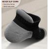 BULLIANT Women Ankle Socks, Active Low-Cut Sock Cushioned Footbed Arch Support for Running Walking Sneakers(6pairs-black 6 Color Mixed4809)