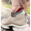 BULLIANT Women Ankle Socks, Active Low-Cut Sock Cushioned Footbed Arch Support for Running Walking Sneakers(6pairs-black/Gray Heather 4317)