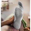 BULLIANT Women Ankle Socks, Active Low-Cut Sock Cushioned Footbed Arch Support for Running Walking Sneakers(6pairs-black/White4316)