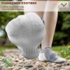 BULLIANT Women Ankle Socks, Active Low-Cut Sock Cushioned Footbed Arch Support for Running Walking Sneakers(6pairs-gray Heather 7793)