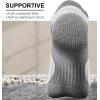BULLIANT Women Ankle Socks, Active Low-Cut Sock Cushioned Footbed Arch Support for Running Walking Sneakers(6pairs-white 6 Color Mixed4810)