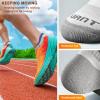 BULLIANT Women Ankle Socks, Active Low-Cut Sock Cushioned Footbed Arch Support for Running Walking Sneakers(6pairs-white4314)