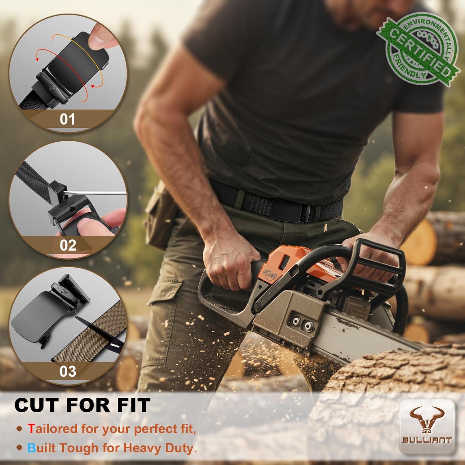 image:imageBULLIANT Men BeltReversible Ratchet Belt Stretchable for Gift Men Work Casual Golf 1 38Cut For Fit 2 In 1BeltBlackLight Brown4713