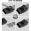 BULLIANT Men Belt 2 Pack,Tactical Stretch Belt Adjustable For Rigger Military Heavy Duty Work 1.5″-Cut For Fit(2pack-black/Dark Gray7537)