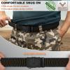 BULLIANT Men Belt, Ratchet Belt Stretch Nylon Snug Fit For Jean Cow Boy Golf 1 3/8-Cut For Fit(Black/Wood Thrush8679)