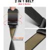 BULLIANT Men Belt-Reversible Ratchet Belt Stretchable for Gift Men Work Casual Golf 1 3/8″-Cut For Fit -2 In 1Belt(Black/Wood Thrush4505)