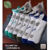 BULLIANT Men Running Socks 3Pack Mixed Nylon Anke Socks Cushioned Footbed Arch Support Breathable Wicking(3pairs-creamy White8806)