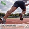 BULLIANT Men Running Socks 3Pack Mixed Nylon Anke Socks Cushioned Footbed Arch Support Breathable Wicking(3pairs-gray Heather 8807)