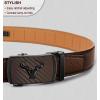 BULLIANT Men’s Belt – Ratchet Leather Belt for Men Dress and Casual Pants Jeans 1 3/8″(Deep Brown4175)