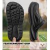 BULLIANT Clogs for Men Women,Comfortable Mules Sandals Slip-on Shoes Unisex for Garden Work Csuhioned Footbed Lightweigh(Black8568)