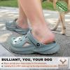 BULLIANT Clogs for Men Women,Comfortable Mules Sandals Slip-on Shoes Unisex for Garden Work Csuhioned Footbed Lightweigh(Pond8570)