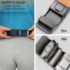 BULLIANT Mens Ratchet Belt,Leather Adjustable Slide Belt For Gift Mens Dress Casual 1 3/8″,Size Adjustable(Blue2072)