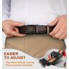 BULLIANT Mens Ratchet Belt,Leather Adjustable Slide Belt For Gift Mens Dress Casual 1 3/8″,Size Adjustable(Deep Brown4799)