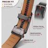 BULLIANT Mens Ratchet Belt,Leather Adjustable Slide Belt For Gift Mens Dress Casual 1 3/8″,Size Adjustable(Orange Brown2914)