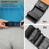 BULLIANT Mens Ratchet Belt,Leather Adjustable Slide Belt For Gift Mens Dress Casual 1 3/8″,Size Adjustable(Purplish Blue2829)