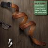 BULLIANT Mens Ratchet Belt,Leather Adjustable Slide Belt For Gift Mens Dress Casual 1 3/8″,Size Adjustable(Tawny7545)
