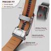 BULLIANT Mens Ratchet Belt,Leather Adjustable Slide Belt For Gift Mens Dress Casual 1 3/8″,Size Adjustable(White2484)