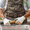 BULLIANT Stretch Belt Men,Mens Gift Woven Braided Web Belt 1 3/8 for Golf Casual Pants Shirts Jeans(Coffee8333)