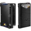 BULLIANT Men Wallet, Slim Front Pocket Leather Wallet Magnetic Closure for Gift Men,Expandable for 14Cards(Black4871)