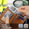 BULLIANT Slim Wallet For Men 12Cards,Magnetic Flip Build-in Money Clip Airtag Compatible-RFID Blocking(Forest Brown8015)