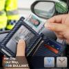 BULLIANT Slim Wallet For Men 12Cards,Magnetic Flip Build-in Money Clip Airtag Compatible-RFID Blocking(Purplish Blue8012)