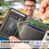 BULLIANT Slim Wallet For Men 12Cards,Magnetic Flip Build-in Money Clip Airtag Compatible-RFID Blocking(Sacred Grey8783)