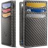 BULLIANT Slim Wallet For Men 12Cards,Magnetic Flip Build-in Money Clip Airtag Compatible-RFID Blocking(Sacred Grey8783)