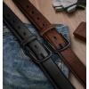 BULLIANT Men Belt 2Pack-Leather Belt 7Holes Comfortable For Men’s Dress Casual Jeans 1 3/8″(2pack-black/Deep Brown9073)