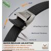 BULLIANT Men Tactical Belt 2 Pack,Stretch Western Rigger Web Belt For Cowboy Military Heavy Duty 1.5″-Cut For Fit(2pack-black/Beige4096)