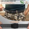 BULLIANT Men Tactical Belt 2 Pack,Stretch Western Rigger Web Belt For Cowboy Military Heavy Duty 1.5″-Cut For Fit(2pack-black/Dark Gray2929)