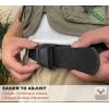 BULLIANT Men Tactical Belt 2 Pack,Stretch Western Rigger Web Belt For Cowboy Military Heavy Duty 1.5″-Cut For Fit(2pack-black/Light Brown2930)