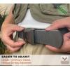 BULLIANT Men Tactical Belt 2 Pack,Stretch Western Rigger Web Belt For Cowboy Military Heavy Duty 1.5″-Cut For Fit(2pack-dark Gray/Brown4098)