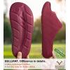 BULLIANT Pillow Slide Sandals For Women and Men-High Density Cushioned Shower Slippers Massage Sandals-Nonslip(Burgundy8883)