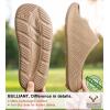 BULLIANT Pillow Slide Sandals For Women and Men-High Density Cushioned Shower Slippers Massage Sandals-Nonslip(Camel8881)