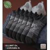 BULLIANT Men Running Socks 6Pairs,Active Ankle Compression Socks Mixed Nylon Cushioned Sole Arch Support Breathable Wicking(6pairs-black8912)