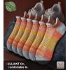 BULLIANT Men Running Socks 6Pairs,Active Ankle Compression Socks Mixed Nylon Cushioned Sole Arch Support Breathable Wicking(6pairs-gray Heather 8914)