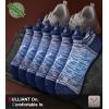 BULLIANT Men Running Socks 6Pairs,Active Ankle Compression Socks Mixed Nylon Cushioned Sole Arch Support Breathable Wicking(6pairs-white8913)