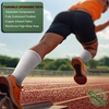 BULLIANT Men Socks, Athletic Compression Crew Socks Cushioned for Men Running Sports Hiking Fishing Arch Support(6pairs-white9071)