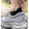 BULLIANT Men Running Socks 6Pairs-Ankle Athletic Socks Wicking Cushioned for Men Walking-Arch Compression Support(6pairs-black6467)